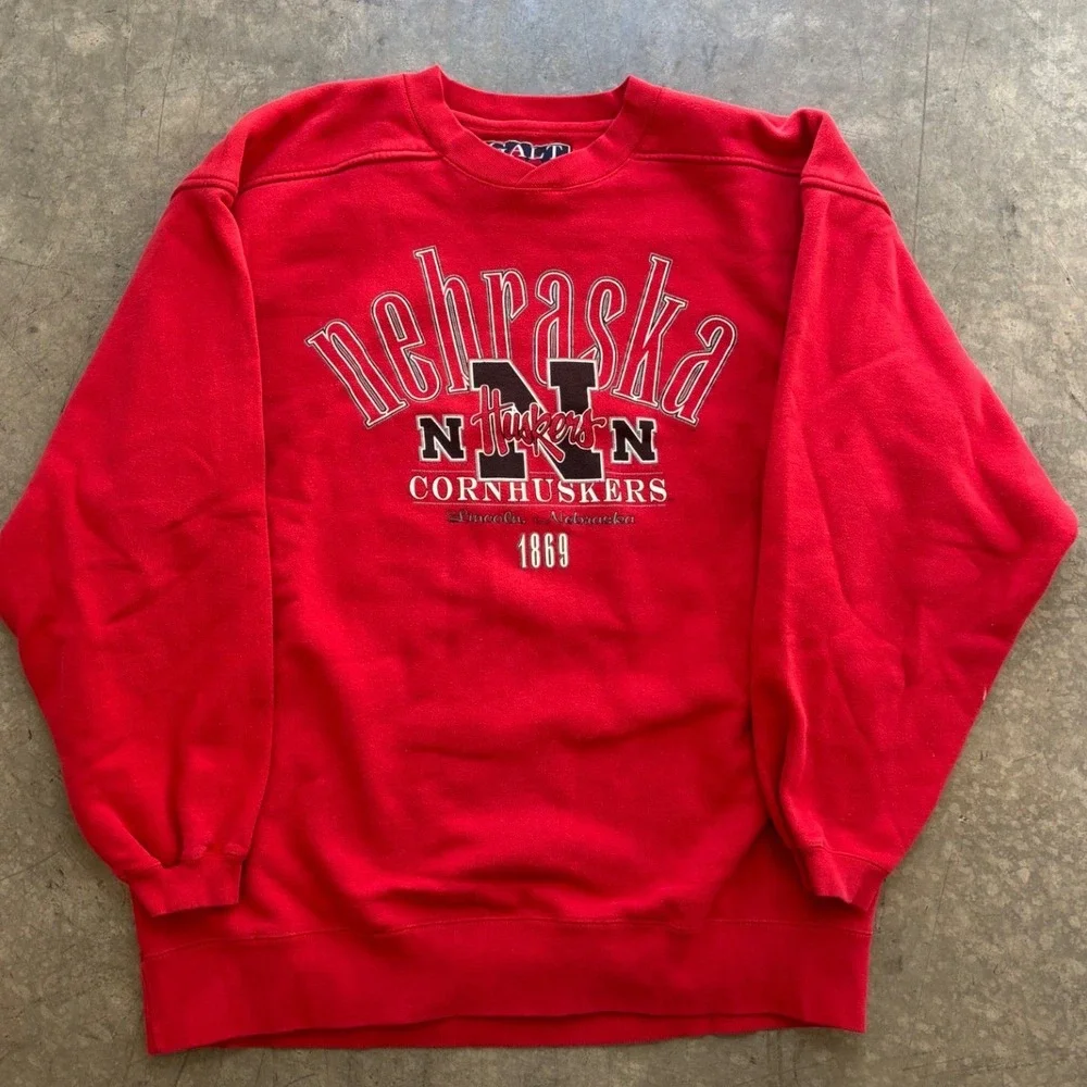 Vintage Nebraska Huskers Galt Sand Crewneck Size XL
